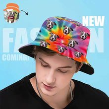 将图片加载到图库查看器,Custom Bucket Hat Unisex Outdoor Summer Cap Hiking Beach Sports Hats Gift for Lover Multiple Styles 的副本