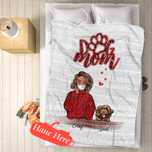 Load image into Gallery viewer, Sunzi-mug-vblanket(自定义-竖版毯子)