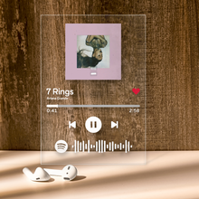 画像をギャラリービューアに読み込む, Custom Spotify Code Music Plaque(声田码扫描-牌子)