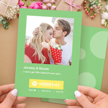 将图片加载到图库查看器,Custom Spotify Code Music Cards Multicolors Cards For Valentine's Day Cards ForAnniversary