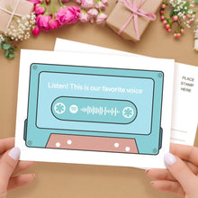 将图片加载到图库查看器,Custom spotify code Music Cards Magnetic Tape Style