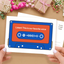 将图片加载到图库查看器,Custom spotify code Music Cards Magnetic Tape Style
