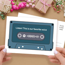 将图片加载到图库查看器,Custom spotify code Music Cards Magnetic Tape Style