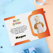将图片加载到图库查看器,Birthday Gifts for Kids Custom Crochet Doll from Photo Handmade Look alike Dolls with Personalized Name Card