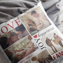 将图片加载到图库查看器,Custom Photo Pillow Love Joy Family Pillow Gifts for Family(Square)
