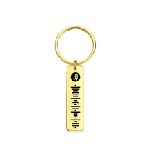 画像をギャラリービューアに読み込む, Scannable Spotify Code Keychain, Custom Music Song Keychains Black - soufeelus
