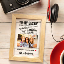 将图片加载到图库查看器,Custom Scannable Spotify Code Music Art Picture Frame Nignt Light Gift for Friends