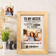 将图片加载到图库查看器,Custom Scannable Spotify Code Music Art Picture Frame Nignt Light Gift for Friends