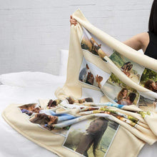 将图片加载到图库查看器,Custom Blankets Personalized Photo Blankets