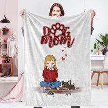 Load image into Gallery viewer, Sunzi-mug-vblanket(自定义-竖版毯子)