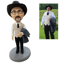 将图片加载到图库查看器，Custom Bobbleheads Fully Body Customizable 1 Person  With Engraved Text
