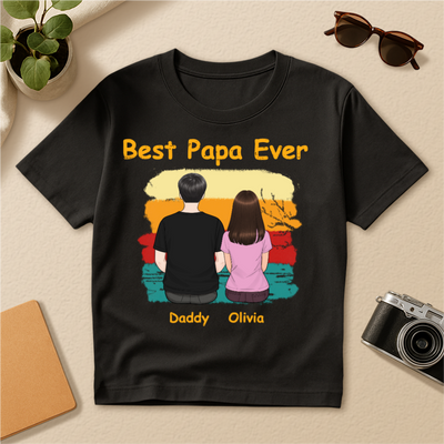 Custom Father's Day T-shirts With Choosing Multiple Cartoon Characters