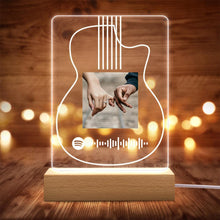 将图片加载到图库查看器，Spotify Code Color Light(木质底座)

