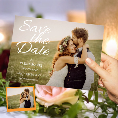 婚礼Save the Date卡CHK1635