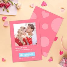 将图片加载到图库查看器，Custom Spotify Code Music Cards Multicolors Cards For Valentine's Day Cards ForAnniversary
