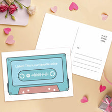 将图片加载到图库查看器，Custom spotify code Music Cards Magnetic Tape Style

