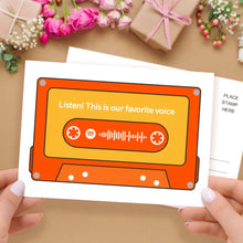 将图片加载到图库查看器，Custom spotify code Music Cards Magnetic Tape Style
