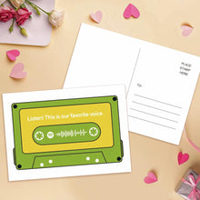 将图片加载到图库查看器，Custom spotify code Music Cards Magnetic Tape Style
