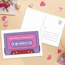 将图片加载到图库查看器，Custom spotify code Music Cards Magnetic Tape Style
