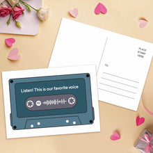将图片加载到图库查看器，Custom spotify code Music Cards Magnetic Tape Style
