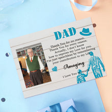将图片加载到图库查看器，Custom Crochet Doll from Photo Handmade Look alike Dolls Gifts for Dad with Personalized Name Card
