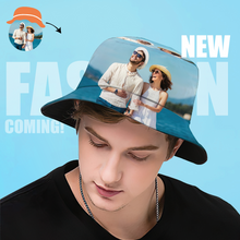 Load image into Gallery viewer, TEST of Custom Bucket Hat Unisex Outdoor Summer Cap Hiking Beach Sports Hats Gift for Lover Multiple Styles
