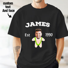 画像をギャラリービューアに読み込む, 2DminimeT恤功能开发-Custom Face Minime T-shirt Personalized Name and Year
