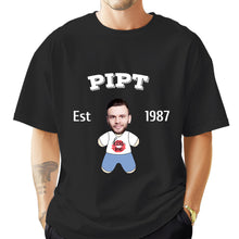 画像をギャラリービューアに読み込む, 2DminimeT恤功能开发-Custom Face Minime T-shirt Personalized Name and Year
