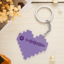 画像をギャラリービューアに読み込む, Custom Spotify Acrylic Keychain Personalized Spotify Code Keychain Gifts For Girlfriend
