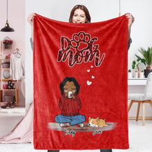Load image into Gallery viewer, Sunzi-mug-vblanket(自定义-竖版毯子)
